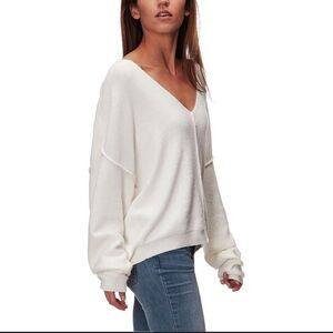 Free People Take Me Places Terry Cloth Sweater 
Size Small